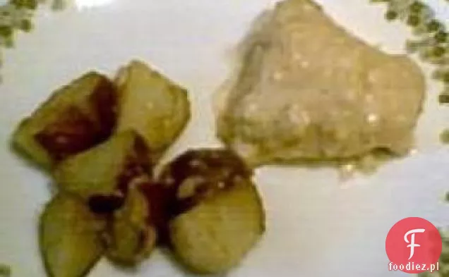 Pikantny Pieczony kurczak i ziemniaki