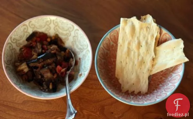 Pieczony Bakłażan Caponata