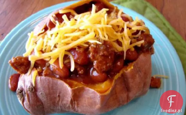 Słodkie Ziemniaki / Bataty Nadziewane Chili