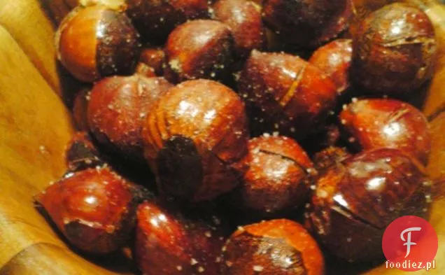 Kasztany pieczone na otwartym ogniu