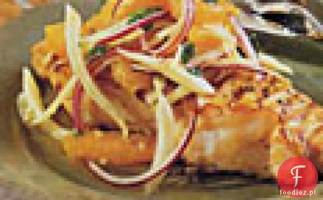 Grillowana ryba z salsą pomarańczowo-koprową