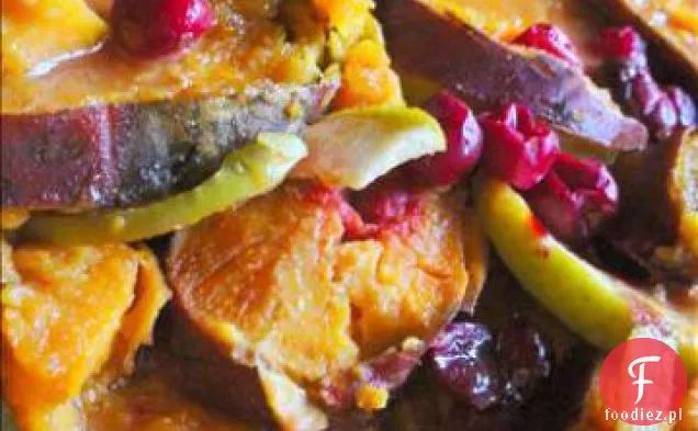 Ziemniaki Klonowe Z Jabłkami I Żurawiną