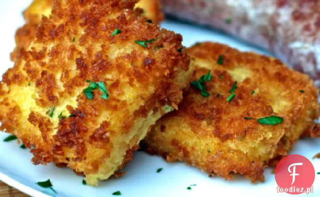Dziś Kolacja: Krokiety Cheddar Scallion Polenta