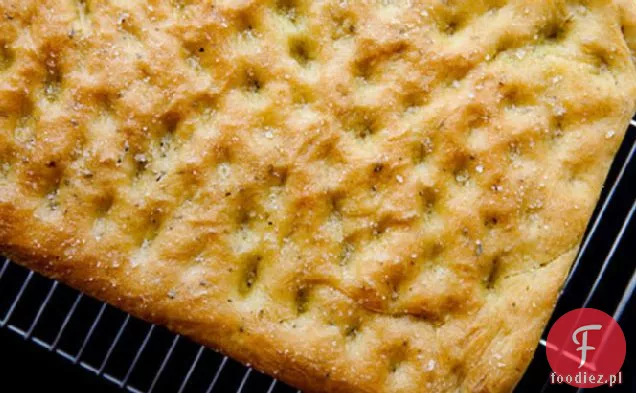 Chleb Focaccia z rozmarynem