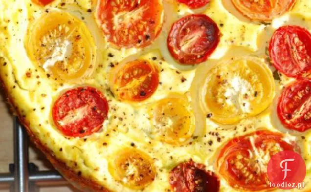 Ricotta, tort pomidorowo-bazyliowy