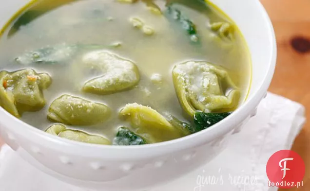 Szpinak Tortellini En Brodo