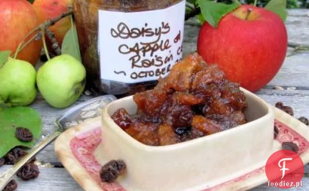 Chutney z jabłkami i rodzynkami