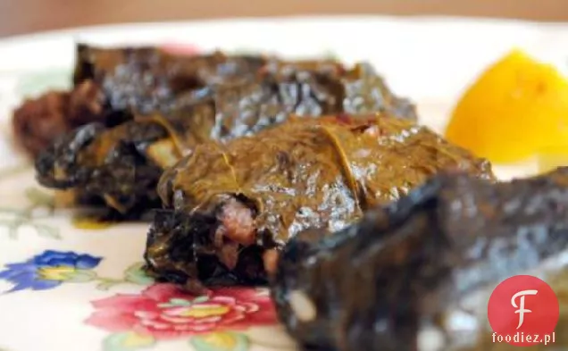 Grecka Dolma Aka Faszerowane Liście Winogron