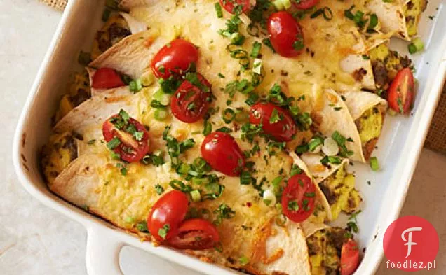 Śniadanie Enchiladas