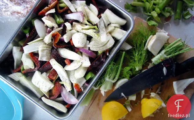 Pieczone Jesienne Warzywa Z Serem Feta