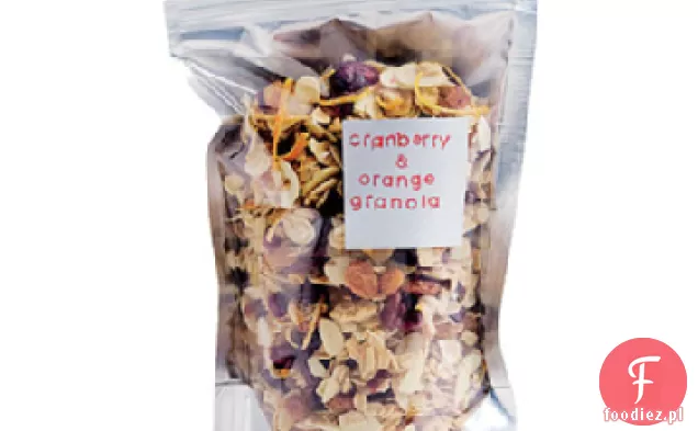 Granola żurawinowo-pomarańczowa