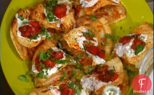 Quesadilla z kurczaka z wędzonego pomidora i sosem maślanym