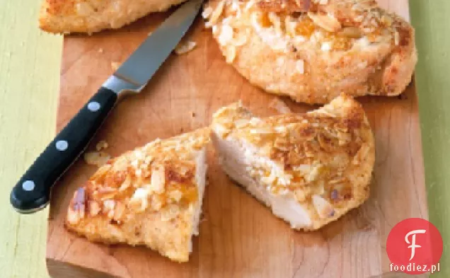 Kurczak migdałowo-morelowy z miętowym Pesto