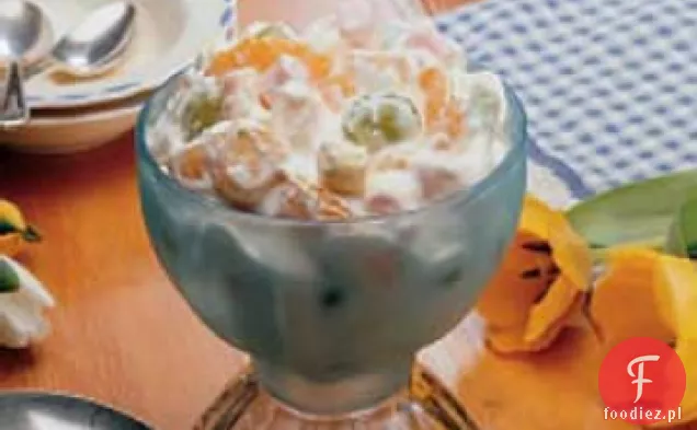 Sałatka Deserowa Z Mrożonych Owoców