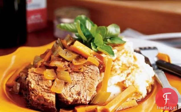 Pieczeń garnkowa Merlot z chrzanem
