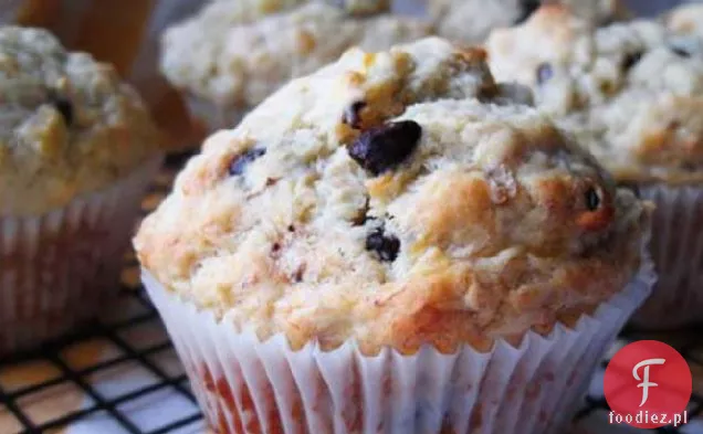 Niskotłuszczowe Muffinki Czekoladowo-Bananowe