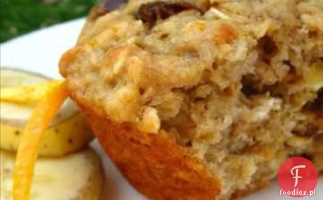 Bananowe Muffiny Pomarańczowe