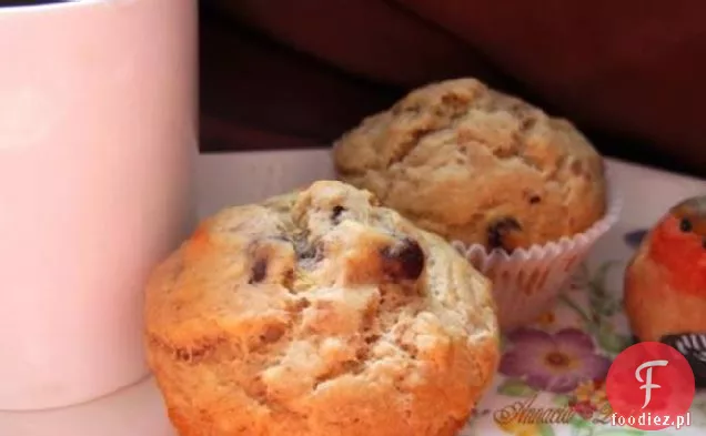 Leniwe muffinki bananowe (w piekarniku w nieco ponad 5 minut)