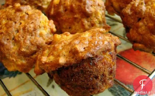 Niskotłuszczowe (Lub Beztłuszczowe) Muffinki Bananowo-Chrupiące