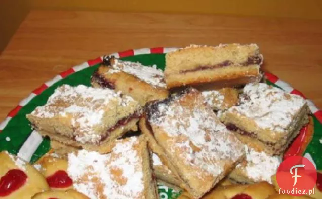 Yuletide Linzer Bars