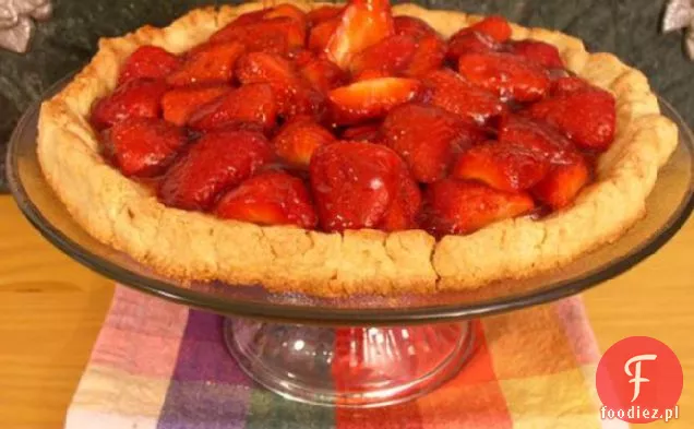 Tarta Truskawkowa Glazurowana