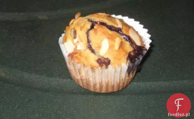 Muffinki Migdałowe Nadziewane Dżemem