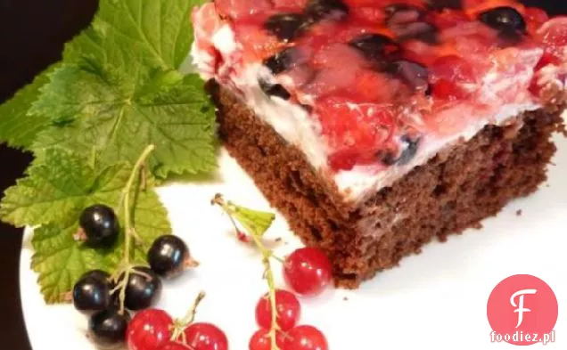 Ciasto Czekoladowo-Jagodowe Z Mascarpone