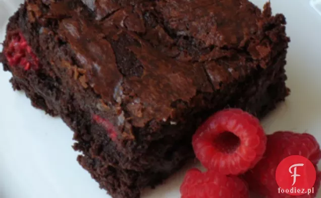 Malinowe Brownies