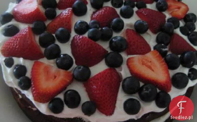 Łatwe Brownie Berry Shortcake