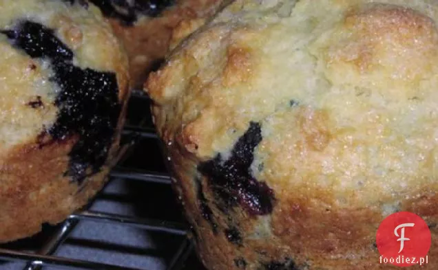 Muffinki Jogurtowe Jagodowe