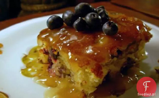 Lemon Blueberry cake & Hot Honey-butter Sauce