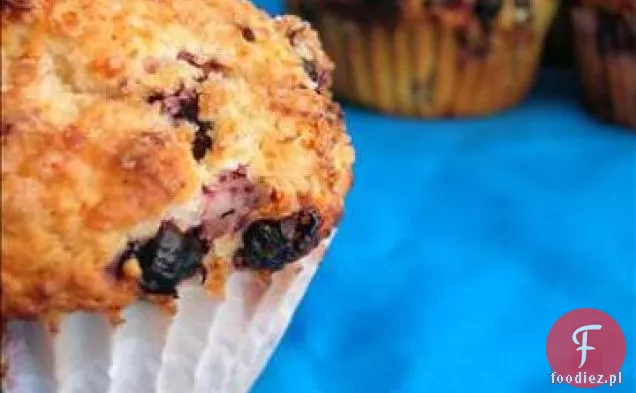 Lemon Crunch Muffiny Jagodowe