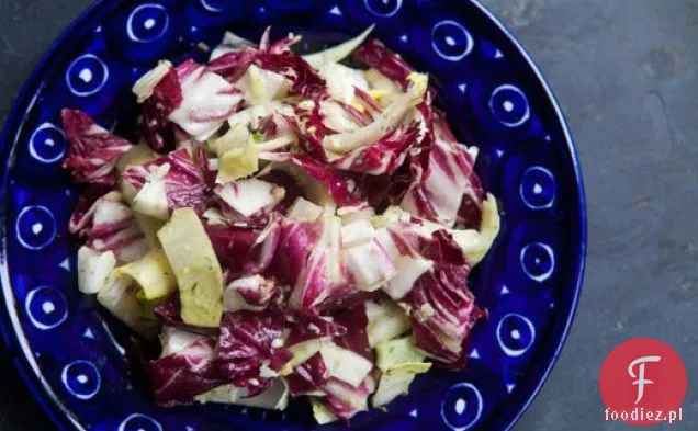 Sałatka Z Kopru Włoskiego, Radicchio I Endive