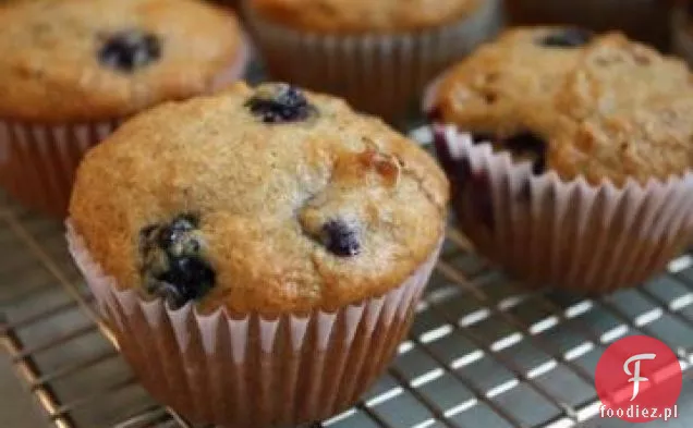 Niskotłuszczowe Muffinki Z Otrębów Jagodowych