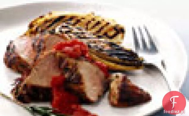 Grillowana Polędwica wieprzowa z belgijskim Endywią i pomidorowym dżemem Chile