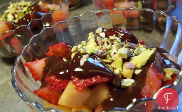 Letnie Owoce Z Ganache Tahini