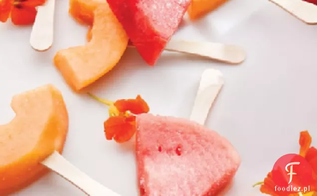 Mrożony Melon-Margarita Pops