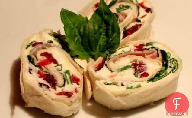 Żurawinowa Bazylia Pinwheels