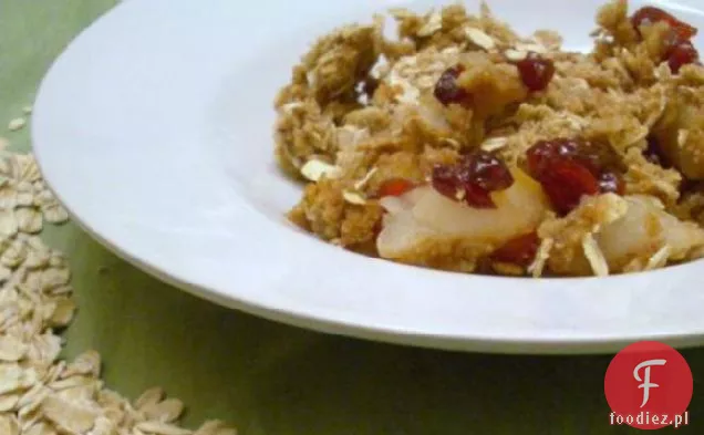 Gruszka-Żurawina Crumble-Crisp