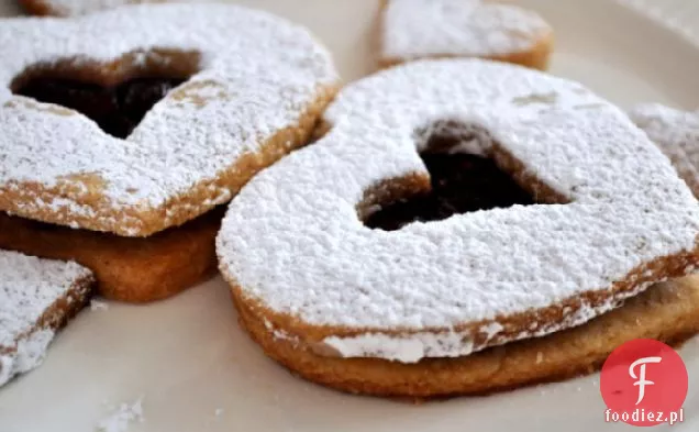 Ciasteczka Żurawinowe Linzer