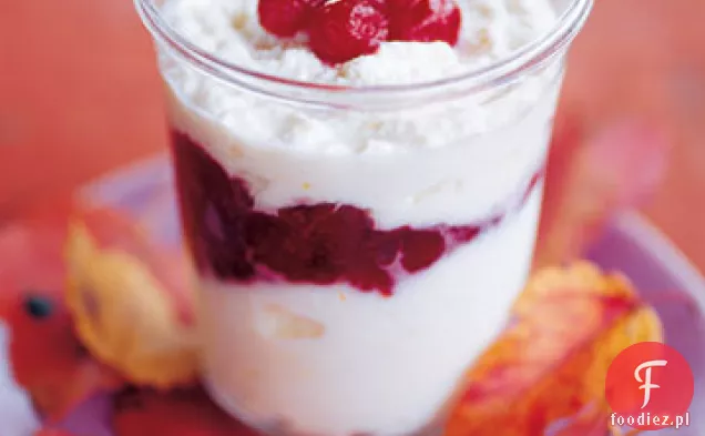 Kompot żurawinowy warstwowy z cytryną Ricotta
