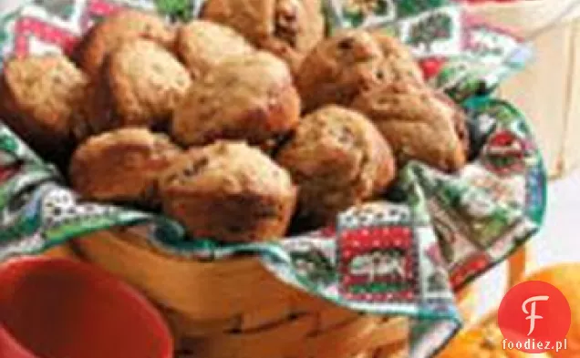 Muffinki Z Otrębów Cran-Orange