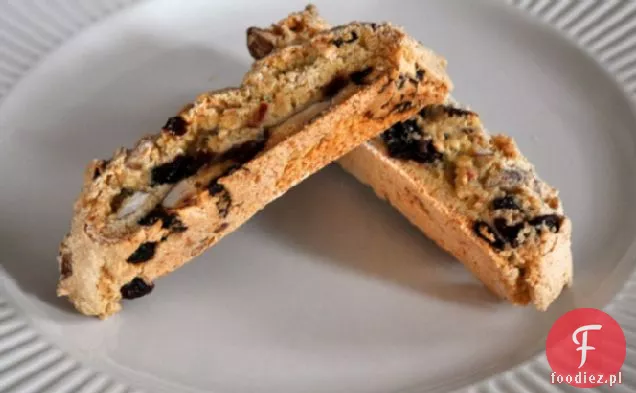 Żurawinowy Migdałowy Biscotti