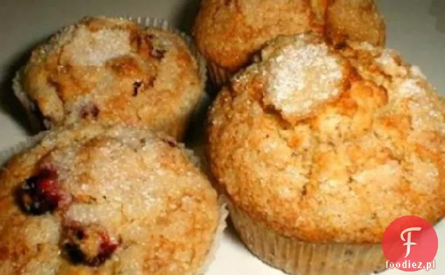 Muffinki Żurawinowo-Pomarańczowe