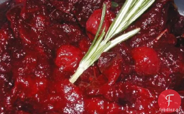 Miodowo-Cytrynowy Sos Żurawinowy Z Rozmarynem