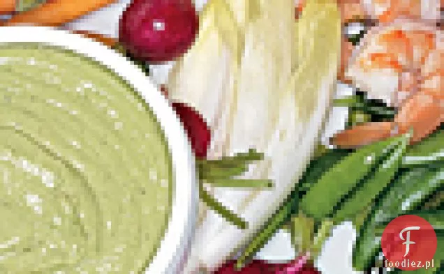 Crudités z Zielonym Dip bogini
