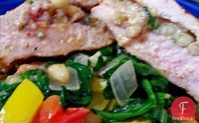 Fig, orzeszki piniowe i Feta Schab nadziewany