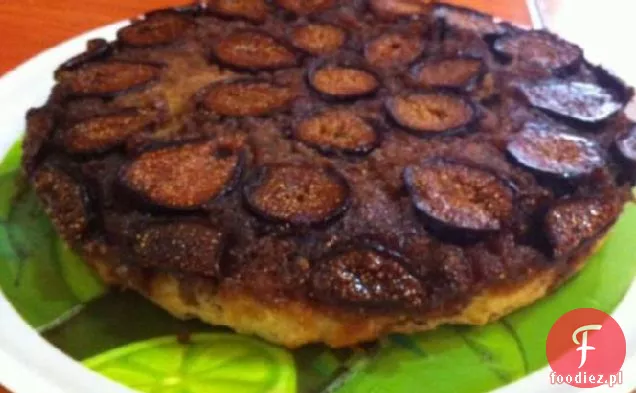 Do Góry Nogami Świeże Ciasto Figowe