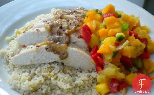 Tropical Chicken Kuskus Z Rumem Vinaigrette