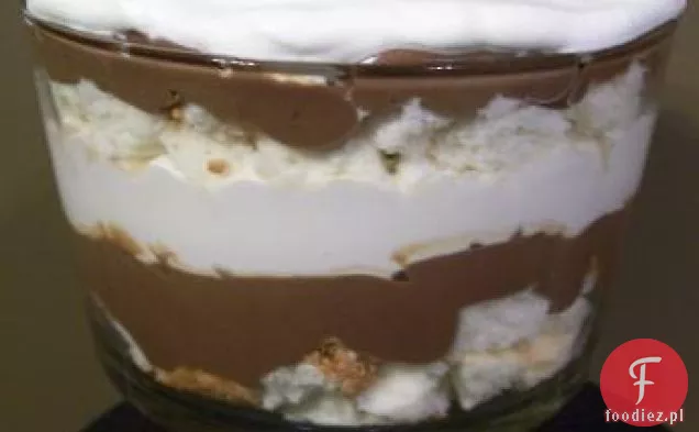 Tie-Farbowane Angel Food Cake